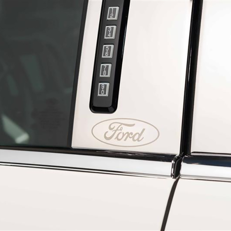 Ford F450 Pillar Post Trim - Putco - Stainless Steel - `08-`16