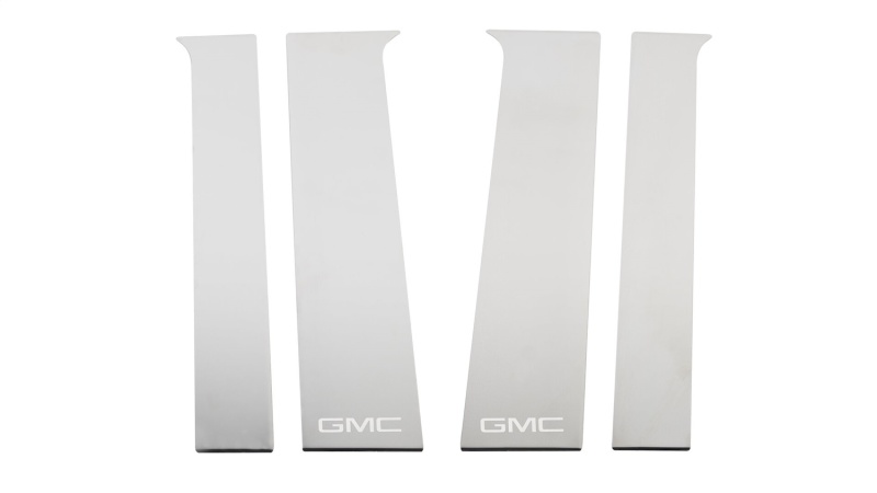 GMC Sierra 2500 HD Pillar Posts - Putco - GMC Etching - Stainless Steel - `20-`26