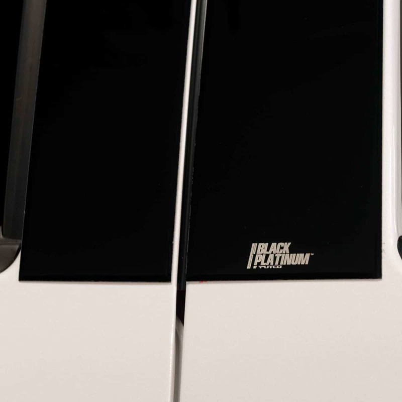 Ford SuperDuty Pillar Posts - Putco - Classic - Black Platinum - `17-`20