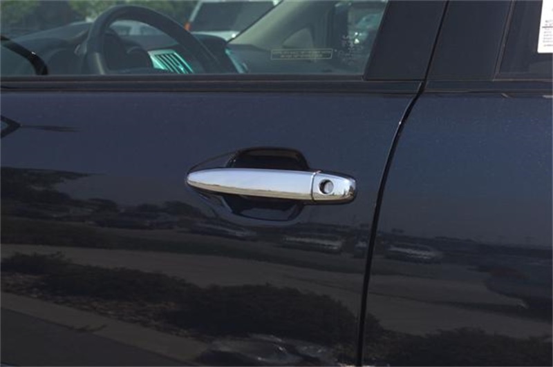 Lexus LX470 Door Handle Covers - Front + Rear - Putco - w/ Passenger Side Keyhole - Chrome - `08-`09