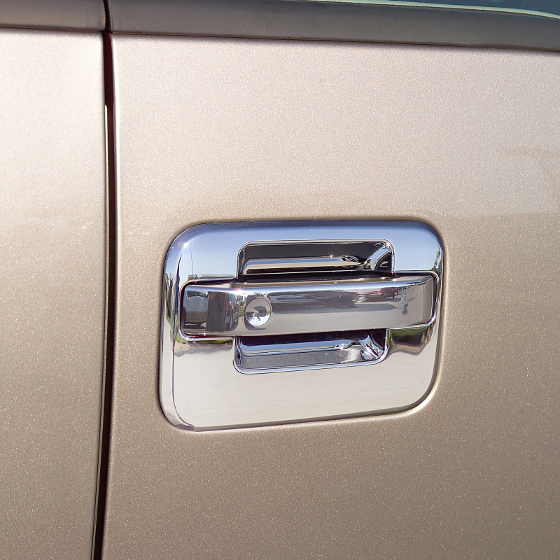 Lincoln Mark LT Door Handle Covers - Front & Rear - Putco - w/o Key Pad (4 Door) (Surrounds Only) - Chrome - `05-`08