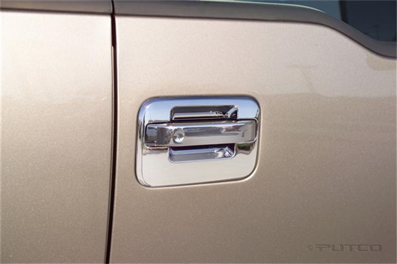 Lincoln Mark LT Door Handle Covers - Front & Rear - Putco - w/o Key Pad (4 Door) (Surrounds Only) - Chrome - `05-`08
