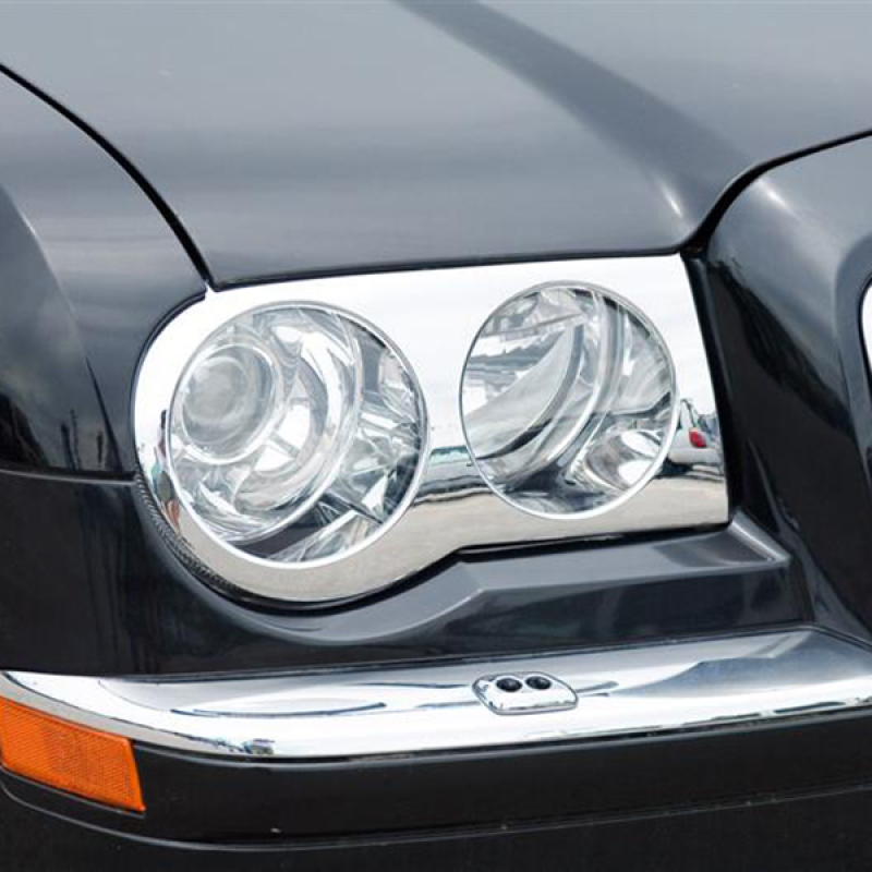 Toyota Land Cruiser Head Lamp Overlays & Rings - Putco - Chrome - `08-`10