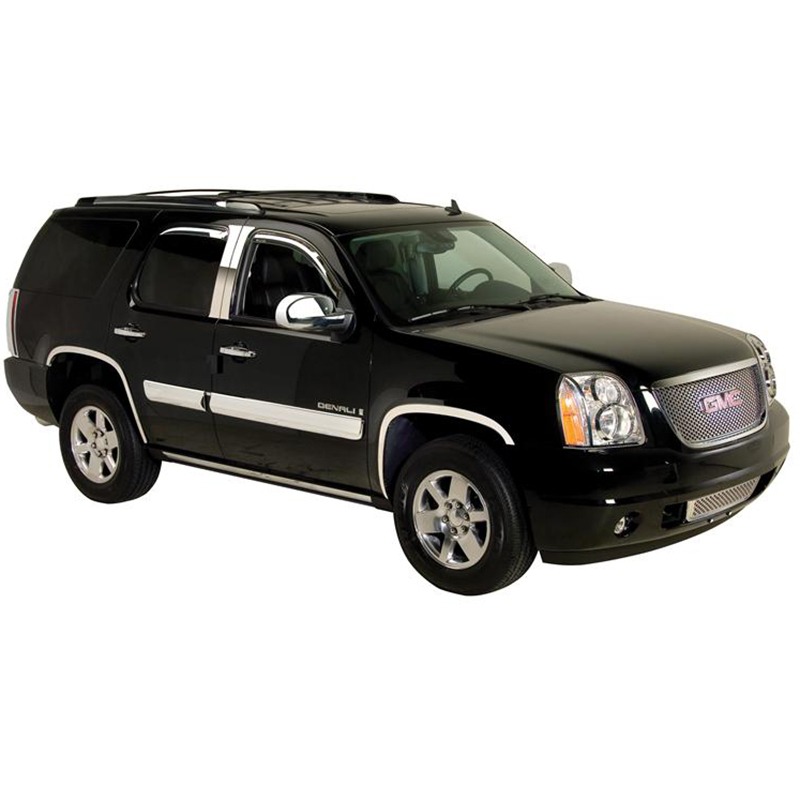 GMC Yukon XL Body Side Molding - Putco - ABS Chrome Plated Plastic - `07-`09