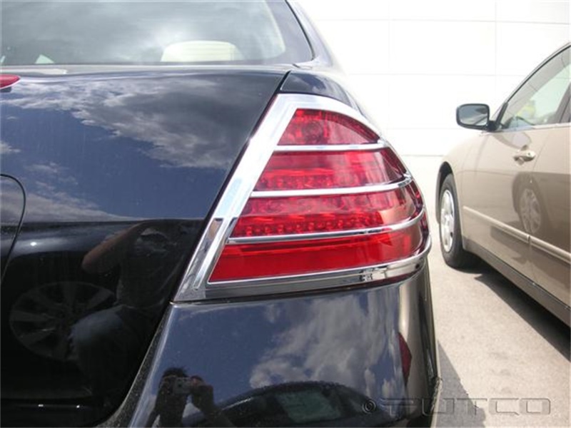 Honda Accord Tail Light Covers - Putco - Chrome - `06-`07