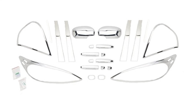 Toyota Camry Chrome Trim Accessory Kit - Putco - DH/MC/TL/HL - Chrome - `03-`06