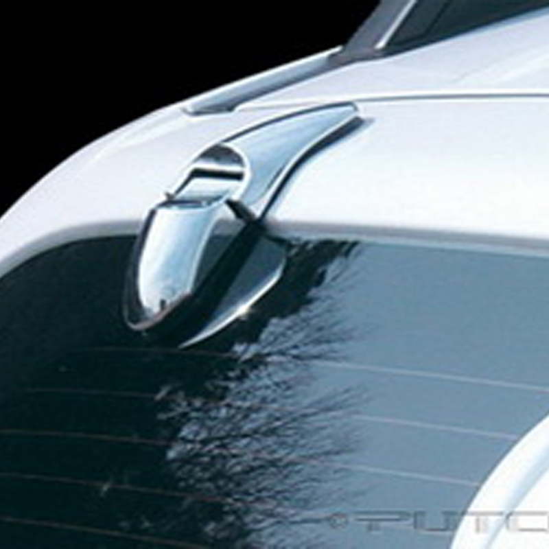 Kia Sportage Door Hinge Cover - Rear - Putco - w/ Wiper Cover - Chrome - `03-`08