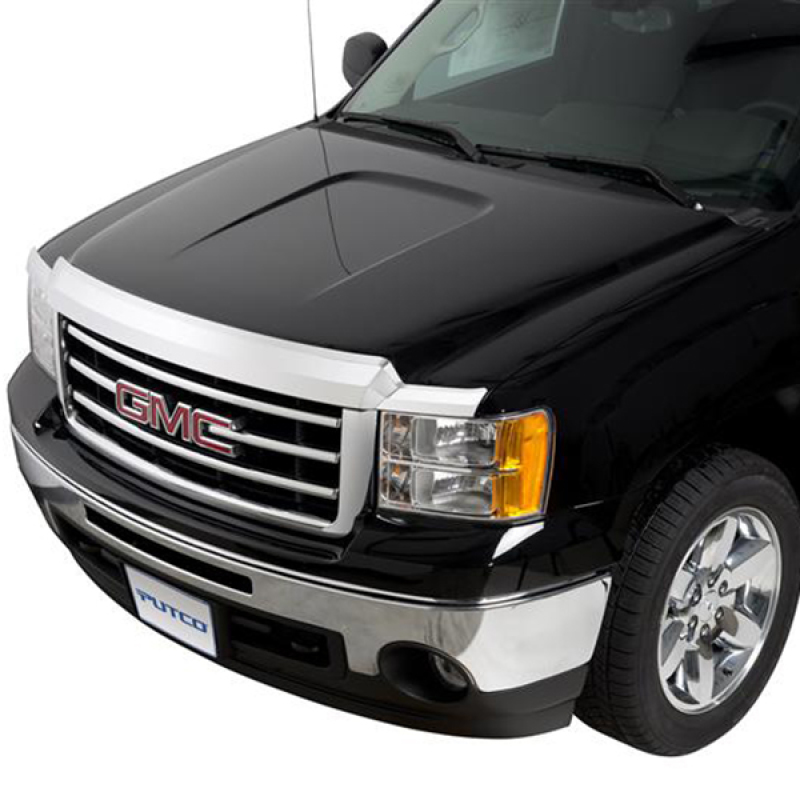 GMC Sierra 3500 Hood Shield - Putco - Element - Chrome - `11-`14