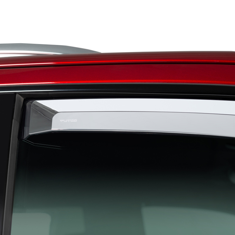 Chevrolet Tahoe Wind Deflectors - Front - Putco - Element Chrome Window Visors - Chrome - `15-`20