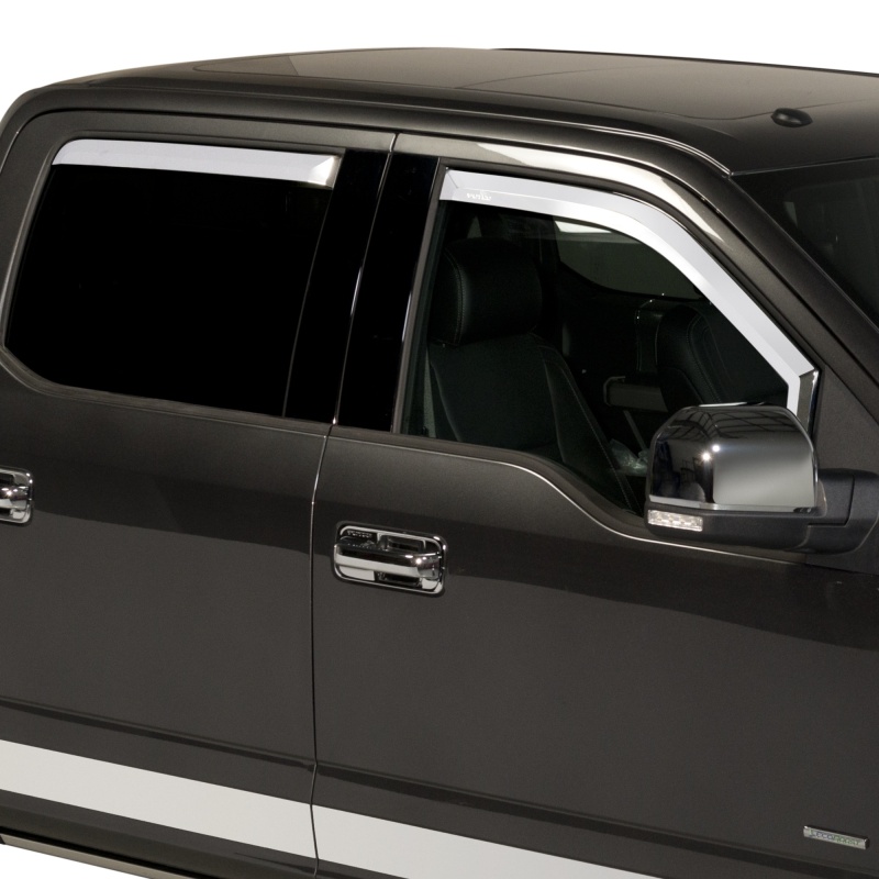 Ford F250 Window Visors - Putco - Element Chrome - Chrome - `17-`22