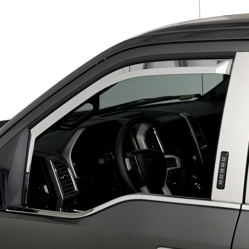 Ford F250 Window Visors - Putco - Element Chrome - Chrome - `17-`22