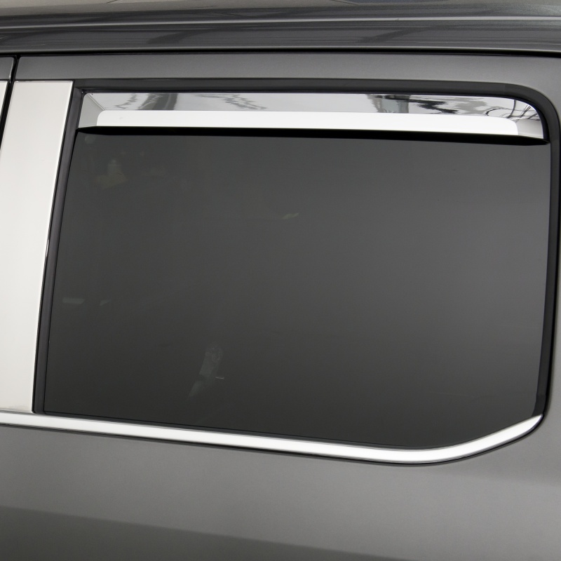 Ford F350 Window Visors - Putco - Element Chrome - Chrome - `17-`22