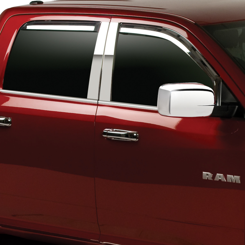 Dodge RAM 2500 Window Visors - Putco - Element Chrome - Chrome - `10-`20