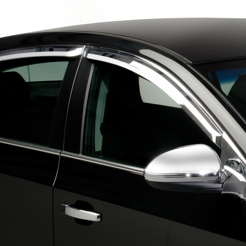 Dodge Caliber Deflectors - Putco - Element Chrome Window Visors - Chrome - `07-`12
