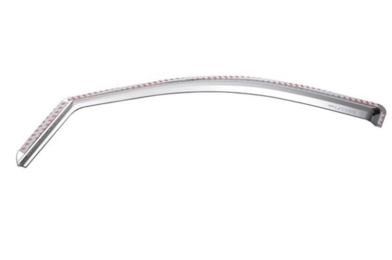 Toyota Highlander Window Visors - Front - Putco - Element Chrome In-Channel - Chrome - `01-`06