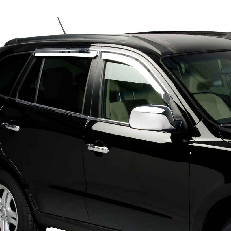 Honda Pilot Wind Deflectors - Putco - Element - Chrome - `03-`08