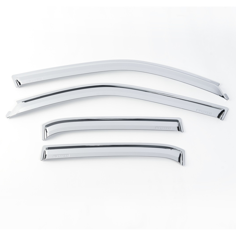 Chevrolet Silverado Window Visors - Putco - Element - Chrome - `14-`18