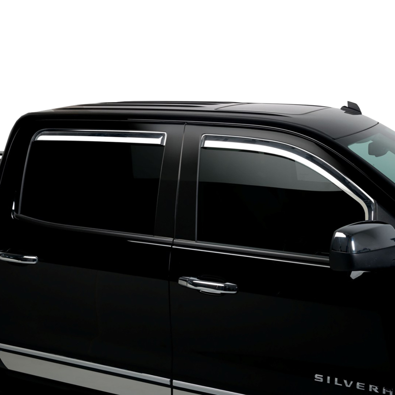 Chevrolet Silverado Window Visors - Putco - Element - Chrome - `14-`18