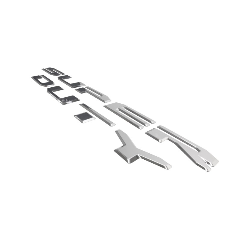 Ford F450 Lettering Emblems - Hood/Front - Putco - Stamped - Stainless Steel - `17-`22