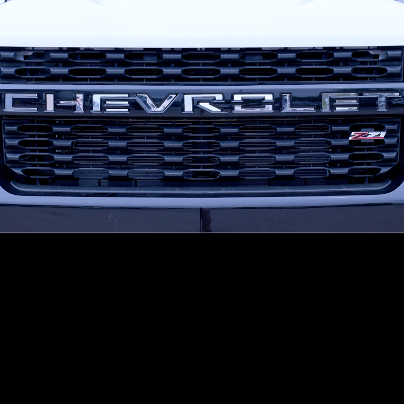 Chevrolet Silverado 2500 Grille Letters - Front - Putco - Stainless Steel - `20-`26