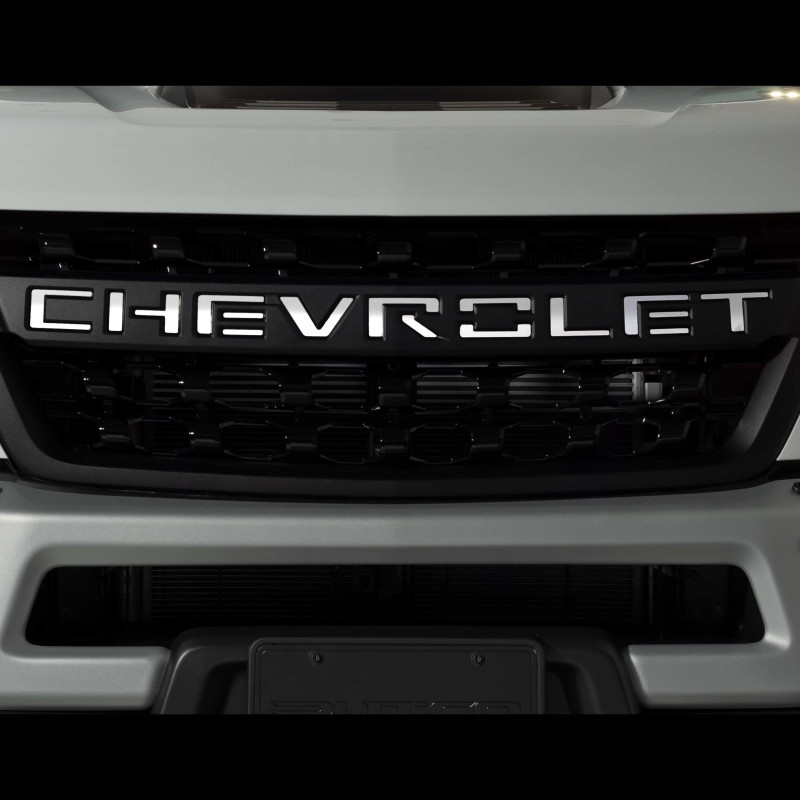 Chevrolet Silverado 3500 Grille Letters - Front - Putco - Stainless Steel - `20-`26