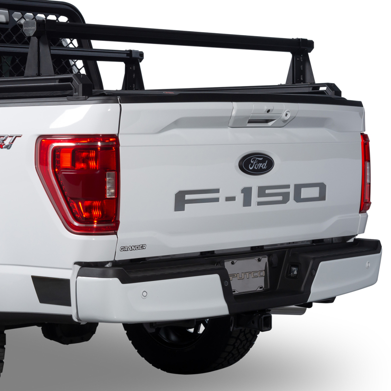 Ford F-150 Lettering Emblems - Tailgate / Grille - Putco - Ford Licensed Emblem Kit - Stainless Steel / Black Platinum - `21-`26