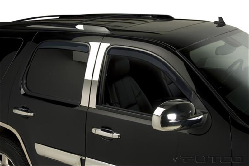 Chevrolet Silverado HD Wind Deflectors - Front + Rear - Putco - Element - Tinted - 2014