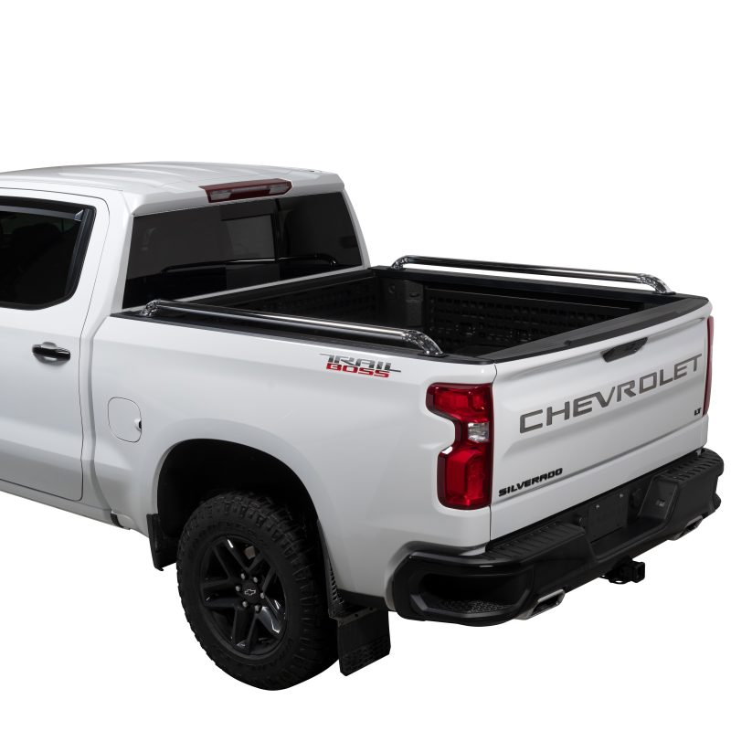 Chevrolet Silverado 1500 Crossrails - Putco - Oval Chrome Coated Stainless Steel Tubes - Chrome - `14-`18