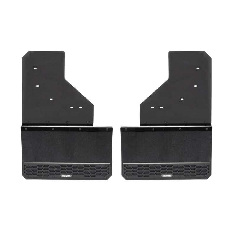 Dodge Ram 2500 Mud Flaps - Front - Putco - Hex Shield Series - Carbon Black - `10-`26