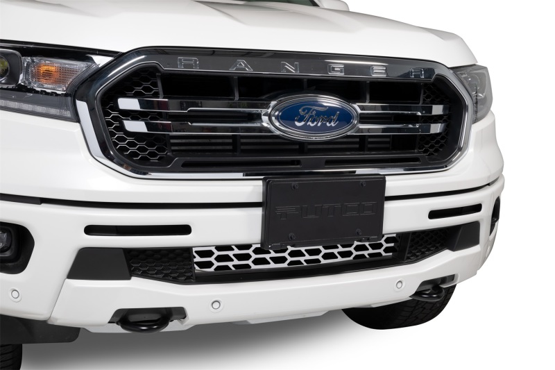 Ford Ranger Bumper Grille Inserts - Putco - Hex Shield - Polished - `19-`23
