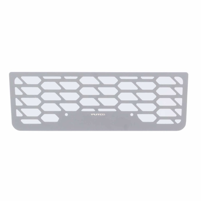 Ford F250 Bumper Grille Inserts - Putco - Hex Shield - Polished Stainless - `17-`19