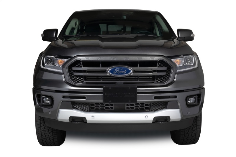 Ford Ranger Bumper Grille Inserts - Putco - Hex Shield - Black Powder Coated - `19-`23