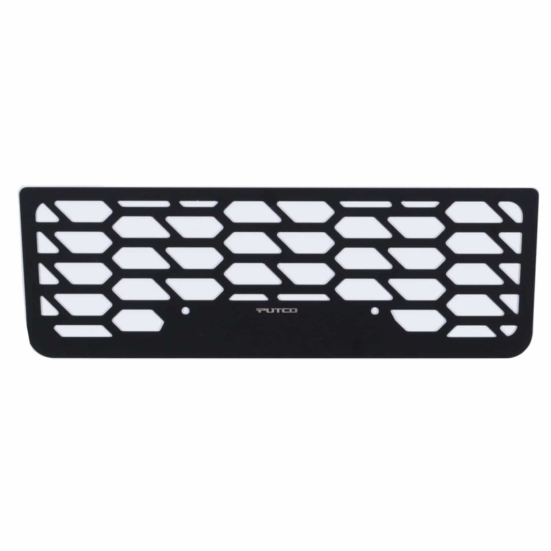 Ford F250 Bumper Grille Inserts - Putco - Hex Shield - Black Powder Coated - `17-`19