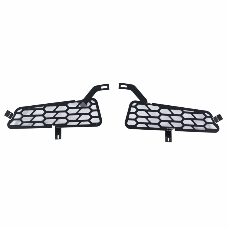 Ford F-150 Raptor Bumper Grille Inserts - Putco - Hex Shield - Black Powder Coated - `17-`20