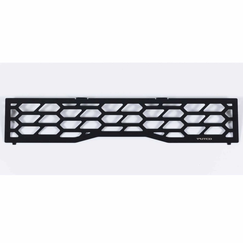 Ford F350 Bumper Grille Inserts - Putco - Hex Shield - Black Powder Coated - Black - `20-`22