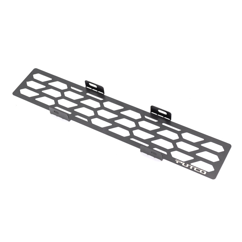 Ford F250 Super Duty Bumper Grille Inserts - Putco - Hex Shield Design - Black Powdercoated - `23-`24