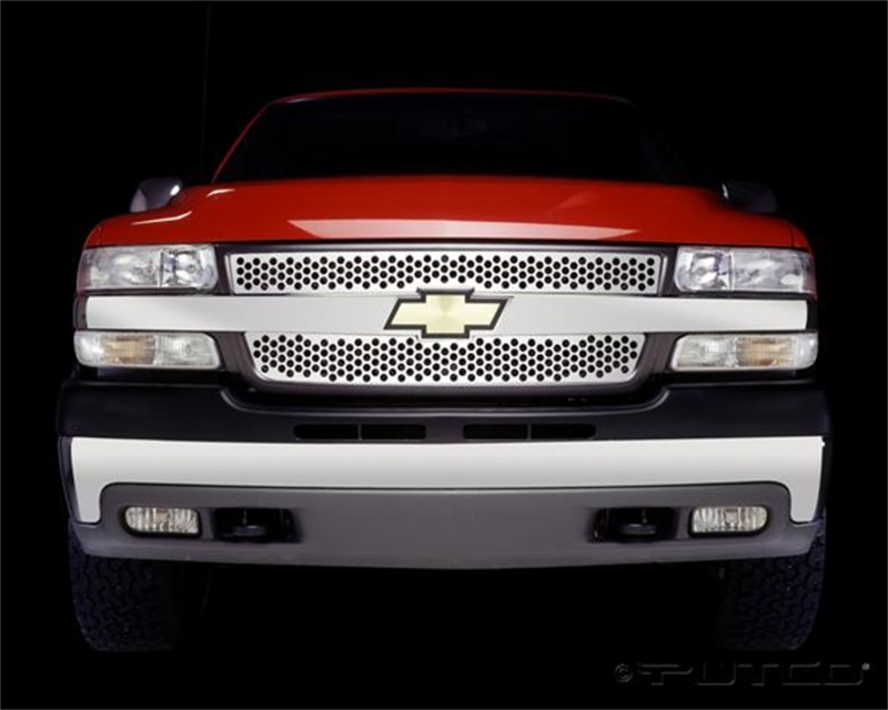 Chevrolet Silverado 2500 Grille Insert - Putco - Punch Stainless Steel - `01-`02