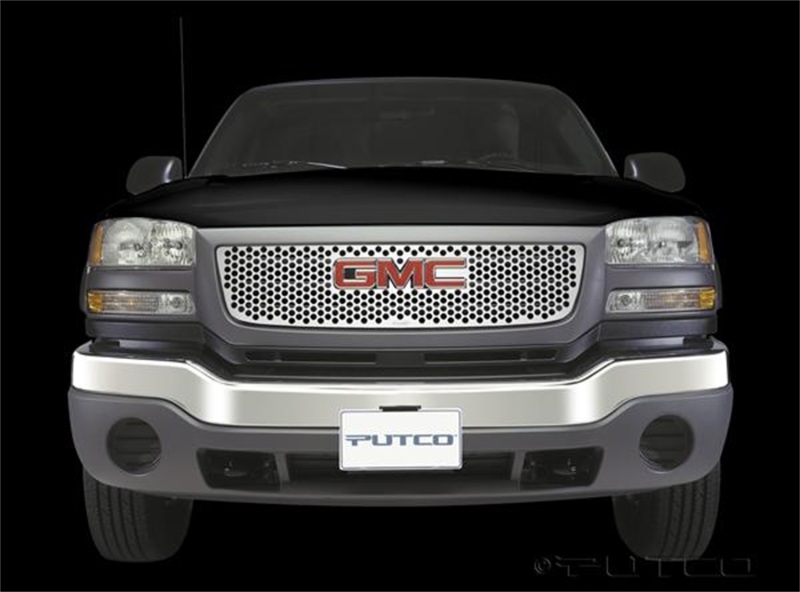 GMC Sierra LD Grille Insert - Putco - Punch Stainless Steel - `03-`06