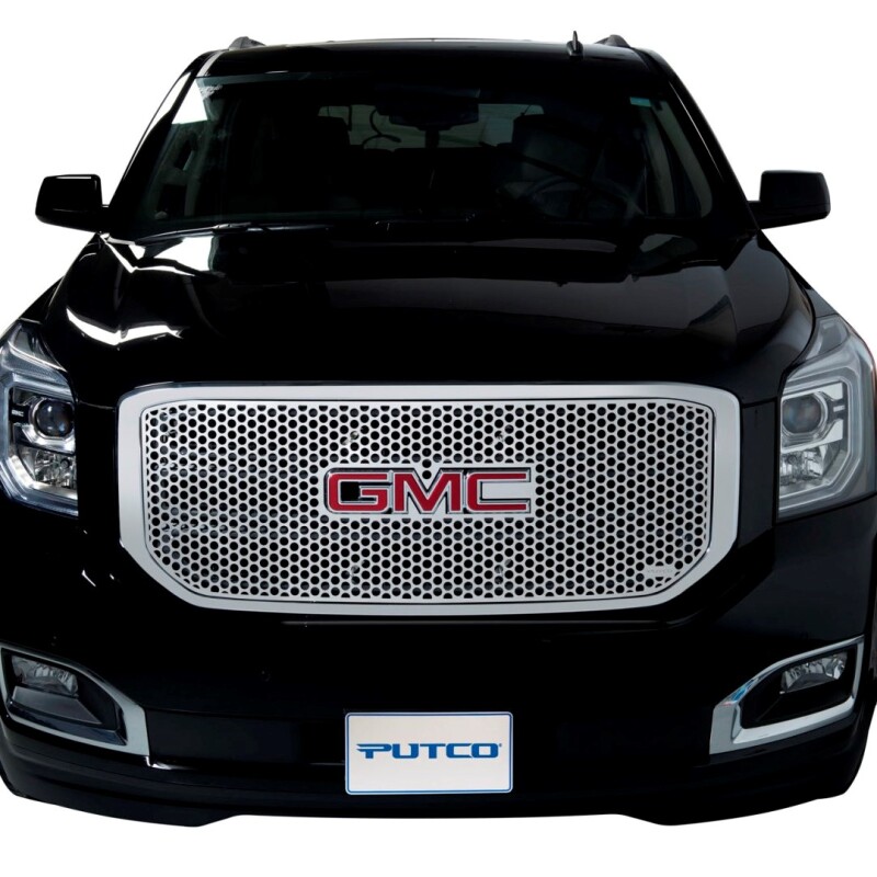 GMC Yukon XL Grille Insert - Main - Putco - Punch Stainless Steel - Stainless Steel - `07-`14