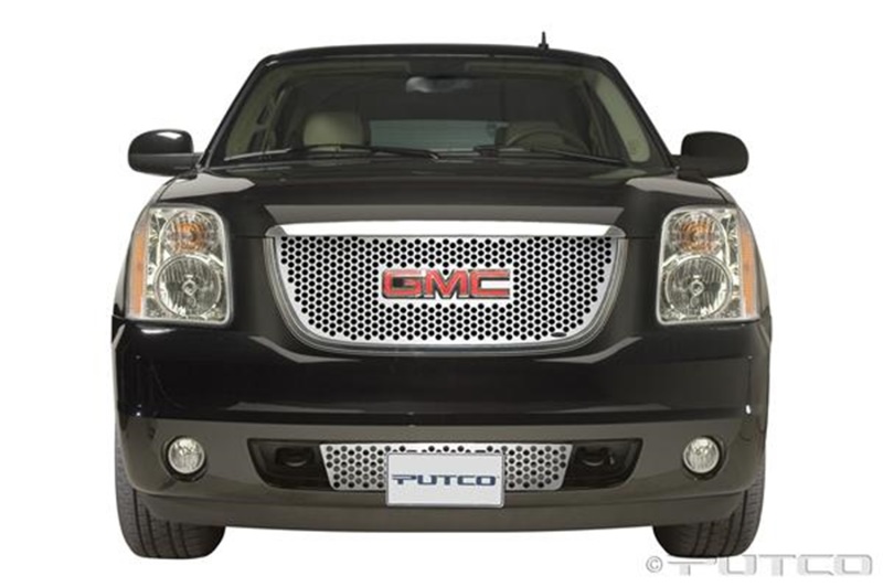 GMC Yukon XL Grille - Bumper - Putco - Punch Stainless Steel - `07-`14