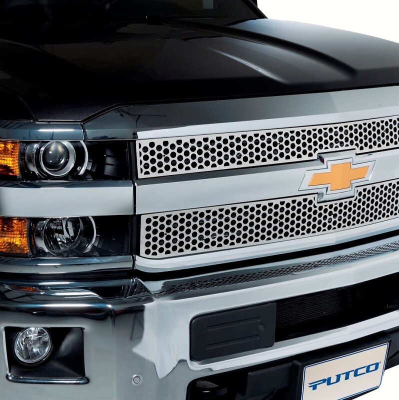Chevrolet Silverado Grille - Putco - Punch Stainless Steel - `11-`14