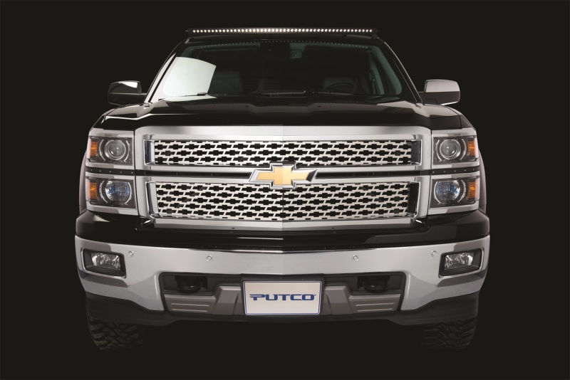 Chevrolet Silverado 1500 Grille Insert - Putco - Bowtie Design - `14-`15