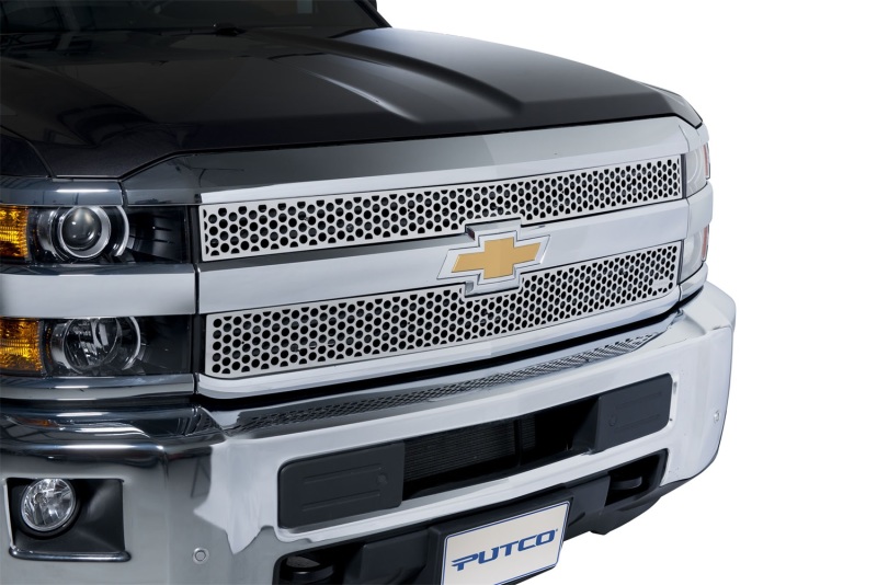 Chevrolet Silverado 2500 Grilles - Putco - Punch Stainless Steel - `15-`19