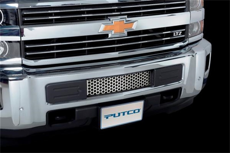 Chevrolet Silverado 3500 Bumper Grille Inserts - Putco - Punch Design - `15-`19