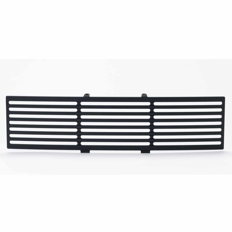Ford F-150 Bumper Grille Inserts - Putco - Stainless Steel, Black Bar - Black - `11-`14