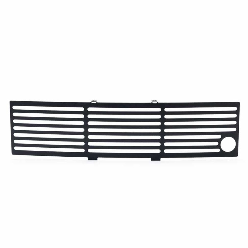 Ford F-150 Bumper Grille Insert - Putco - Black Bar w/ Heater Plug Opening - Black - `11-`14