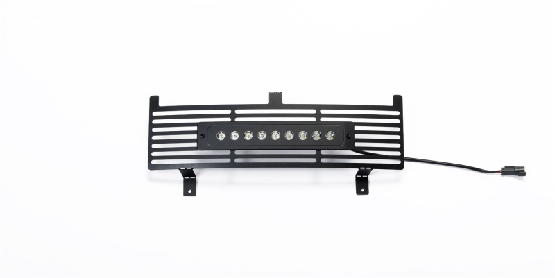 Chevrolet Silverado 3500 Bumper Grille Insert - Putco - Bar Design w/ 10 in. Curved Flush Luminix Light Bar - Black - `15-`19