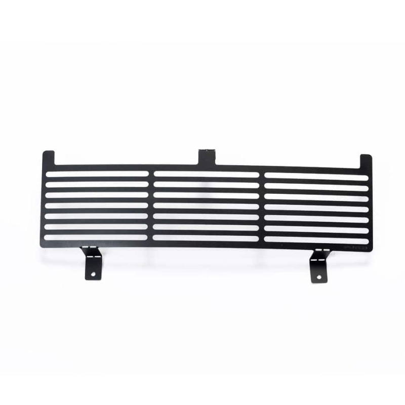GMC Sierra 2500 Bumper Grille Inserts - Putco - Stainless Steel - Black Bar Design - Black - `15-`19