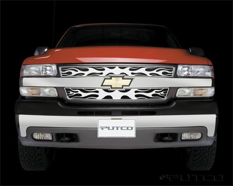 Chevrolet Silverado 2500 Grille - Putco - Flaming Inferno Stainless Steel - `01-`02