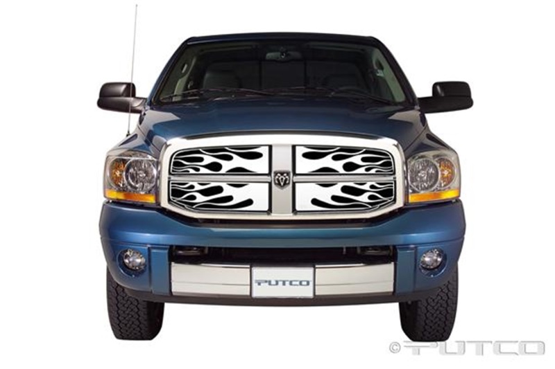 Dodge Ram 1500 Grille - Putco - Flaming Inferno Stainless Steel - `06-`08